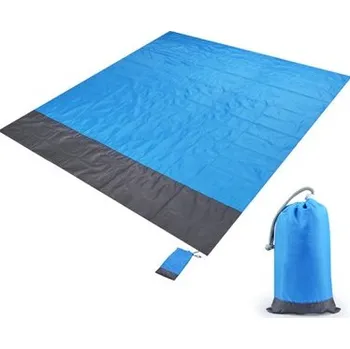 Pikniková deka Magická podložka na pláž 210x200 cm - modrá