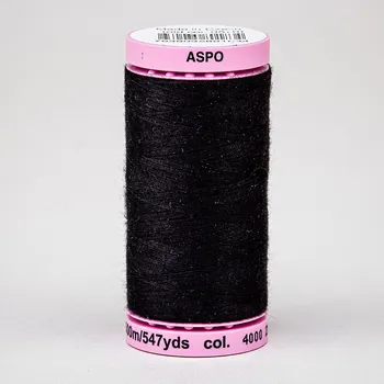 Nit Univerzální šicí nit Amann ASPO 120 polyesterová, černá 4000, návin 500m