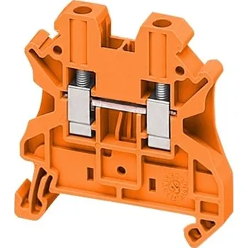 Kojenecký body SCHN NSYTRV42AR Šroubová svorka, 2 body, 4mm2 oranžová (obj. mn. 50ks)
