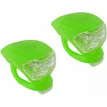 BLIKAČKA PŘEDNÍ+ZADNÍ 4RACE SILICON ZELENÉ