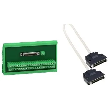 elektrický kabel SCHN VW3M1C13 Šroubová svorkovnice + kabel s 2 x SUB-D50, délky 0,5 m pro připojení V/V LXM28.