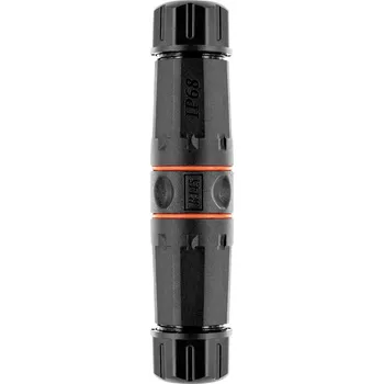 Elektrická zásuvka Schwaiger spojka RJ45 síťový adaptér CAT 6A [1x RJ45 zásuvka 8p8c - 1x RJ45 zásuvka 8p8c] černá