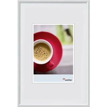 Rám na obraz walther+ design KW318H vyměnitelný fotorámeček Formát papíru: 13 x 18 cm bílá