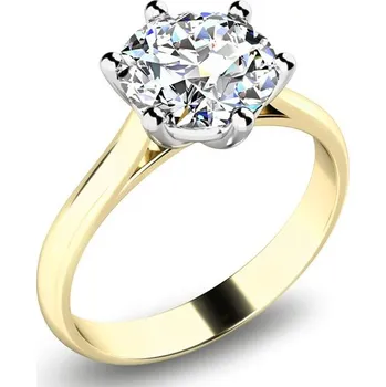 Prsten Zásnubní prsten žluté zlato 585/1000 zirkon ZP-10938-ZB-ZIR velikost 60