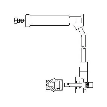 zapalovací kabel, , 1004430, 1E0518170, BREMI, 815/20