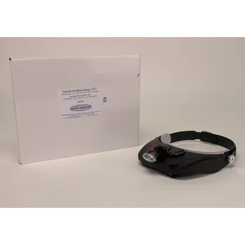 Lupa AURA Dental Čelenková lupa "Stereo" LED