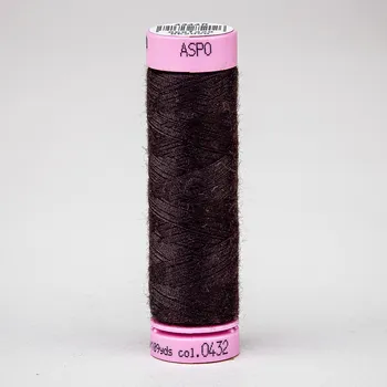 Nit Univerzální šicí nit Amann ASPO 120 polyesterová, tmavě hnědá 0432, návin 100m