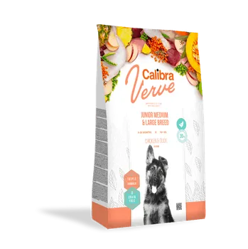 Krmivo pro psa Calibra Dog Verve GF Junior M&L Chicken&Duck 12kg+1x masíčka Perrito+DOPRAVA ZDARMA (+ SLEVA PO REGISTRACI / PŘIHLÁŠENÍ!)