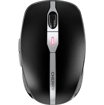 Myš CHERRY JW-9100-2 optická myš, přenos bezdrátový, bezdrátový, Bluetooth®, 6 tlačítko, 2400 dpi, černá/stříbrná