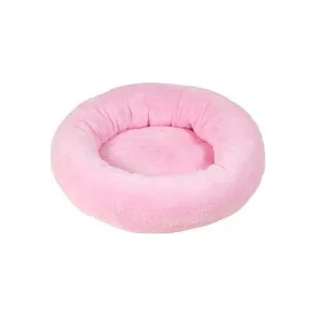 Pelíšek pro psa Pelech Amélie plyš kulatý 50cm Růžová A17 1ks