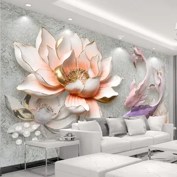 Fototapeta Solution Media 3D tapeta - Lotosový květ MU1672 6 - Samolepící tapeta - 380-450g/m2