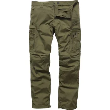 Pánská móda Kalhoty Vintage Industries Blyth - olivové, 32