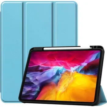 Příslušenství pro tablet VSECHNONAMOBIL 31015 LEATHER zaklapovací obal Apple iPad Pro 11 (2022 / 2021 / 2020 / 2018) světlemodrý