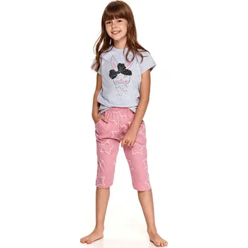 Chlapecké pyžamo Dívčí pyžamo 2213 Beki - TARO šedá 116