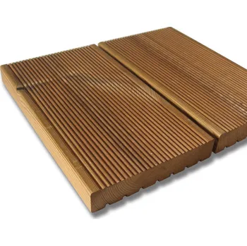 Terasové prkno Dřevěná terasová palubka Antislip 26x140mm Délka palubky: Délka 3m