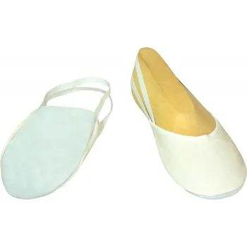 Dámská sálová obuv Gymnastické špičky textil - bílé - 38