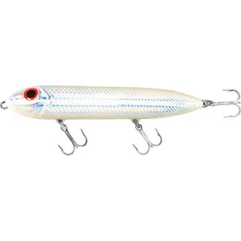 Umělá nástraha FLASHMER Návnada na mořský rybolov Mini Super Spook JR 14 g bílá