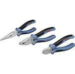 3-dílná sada kleští Bosch 1600A016BG - kombinované, špičaté, diagonální boční štípací