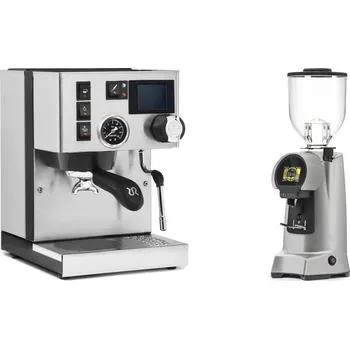 Kávovar Rancilio Silvia BC PID + Eureka Helios 65, grey