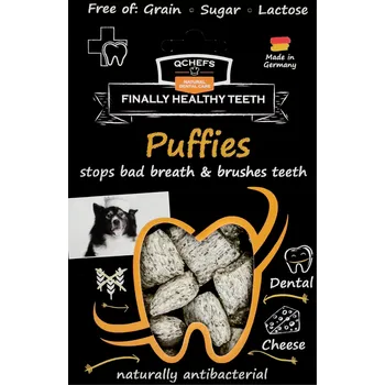 Péče o psí chrup QCHEFS pamlsky - Puffies Qchefs