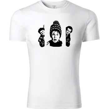 Fenomeno Dětské tričko Sám doma - bílé Velikost: 134 cm/ 8 let