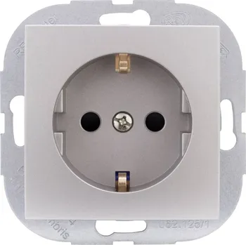 Elektrická zásuvka REV vestavný zásuvka Studio platina 0208022300 1 ks