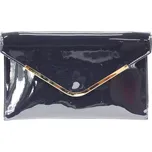 Tmavě modrá lakovaná dámská kabelka Brettany