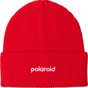Čepice Polaroid Beanie Red (čepice)