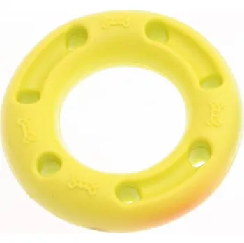 Hračka pro psa Žvýkací kroužek - zelenožlutá