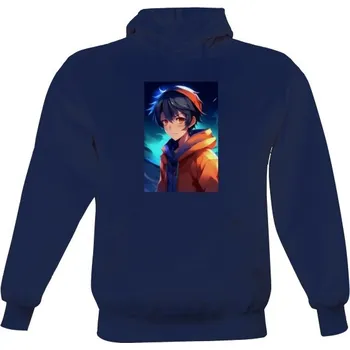 Pánská mikina Pánská mikina s kapucí s potiskem anime mikina pánské
