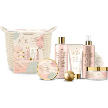 Kosmetická sada Grace Cole Sada péče o tělo v košíku vanilka 7 ks