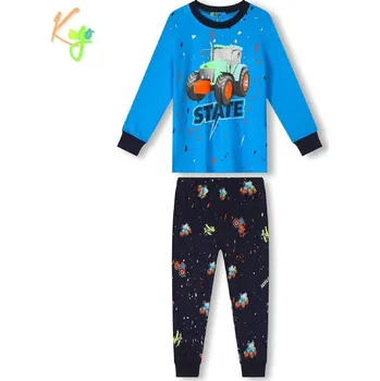 Chlapecké pyžamo Chlapecké pyžamo KUGO MP3779, modrá / tm. modrá