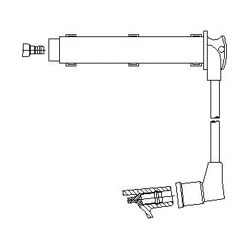 Zapalovací kabel zapalovací kabel, , BREMI, 861/60