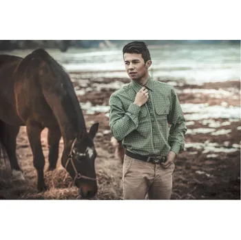 Pánská košile s dl. ruk. model 142220 LUKO: 43