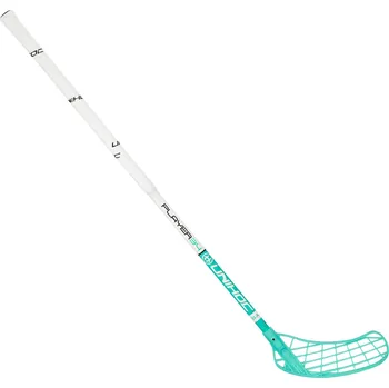 Florbalová hůl UNIHOC Florbalová hokejka Play flex 34 pravá (pravá ruka dole) 80cm MODRÁ|ŠEDÁ