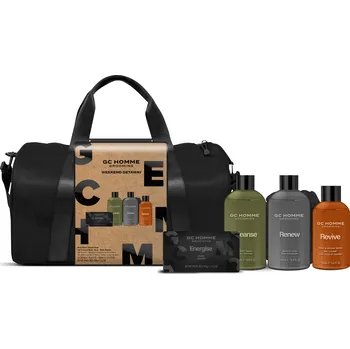 Kosmetická sada Grace Cole Pánská sada péče o tělo v cestovní tašce mandarinka bergamot a rozmarýn 5 ks