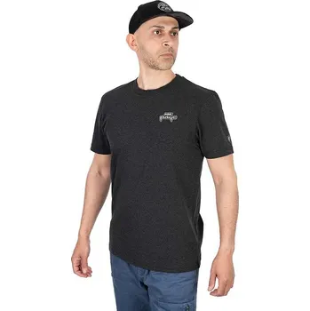 Rybářské oblečení Tričko Rage Voyager Tee Dark Grey Velikost XXL