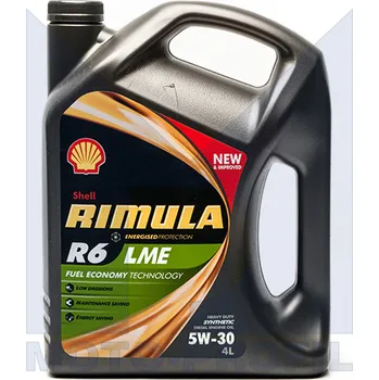 Motorový olej OLEJ 5W-30 RIMULA R6 LME 4L, OLEJ 5W-30 RIMULA R6 LME 4L,9032148,, SHELL, 5W30 R 6 4
