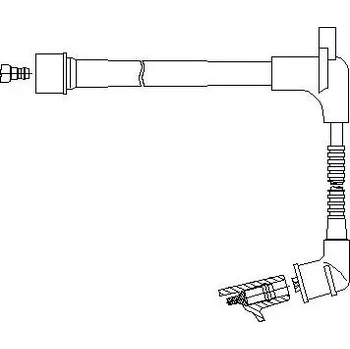 Zapalovací kabel zapalovací kabel, , BREMI, 6A27E55