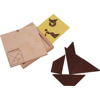 Hlavolam Dřevěný hlavolam Tangram