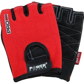 Fitness rukavice POWER SYSTEM gloves PRO GRIP RED L