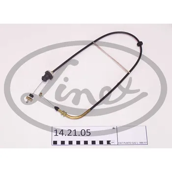 Lanko parkovací brzdy Lanko plynu, , 7780032, LINEX, 14.21.05