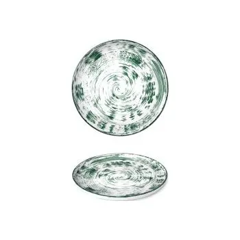 Talíř OPTIMO talíř mělký 20 cm EDDY zelená (6 ks)