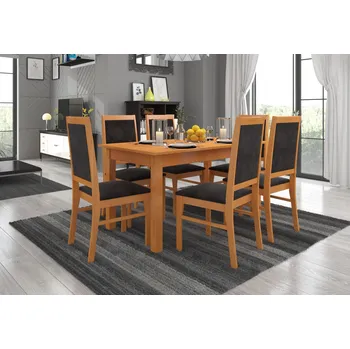 Jídelní set Nábytek PEGAS s.r.o. Sada stolu s židlemi RODOS 25 Olše