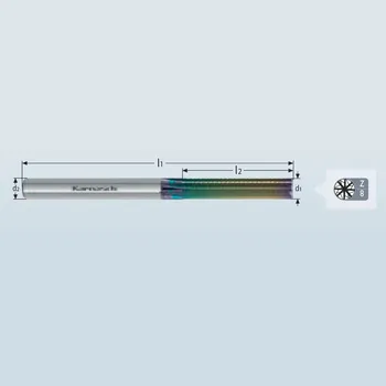 Fréza Karnasch 291751160036 | Tvrdokovová hrubovací a hotovo fréza 16x36-92x16 mm, Z=8