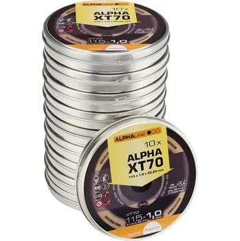 Řezný kotouč Rhodius 207808 | Řezný kotouč 115 x 1,0 x 22,23 mm, XT70, rovný - balení 10 ks