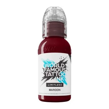 Tetovací barva WORLD FAMOUS LIMITLESS - MAROON - 30ML