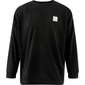 Pánská mikina pánská mikina AIRWALK - BLACK - 2XL (Airwalk Zip Crew Sweater Mens)