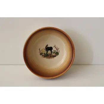 Keramik Studio MISKA KERAMICKÁ S MYSLIVECKÝM DEKOREM - kamzík