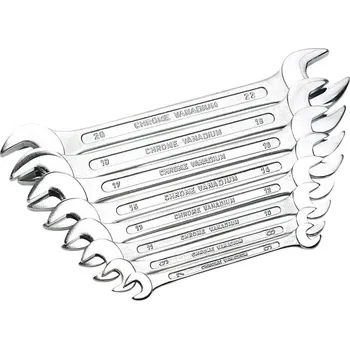 Klíč Brüder Mannesmann M 110-08DIN sada oboustranných plochých klíčů 8dílná Délka klíče (cm) (jen pro nadpis) 6 - 22 mm